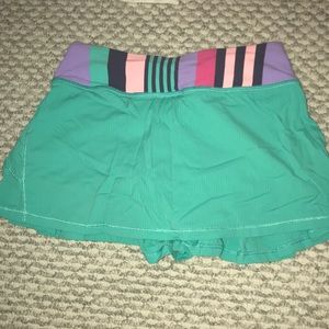 teal size 10 ivivva skort
